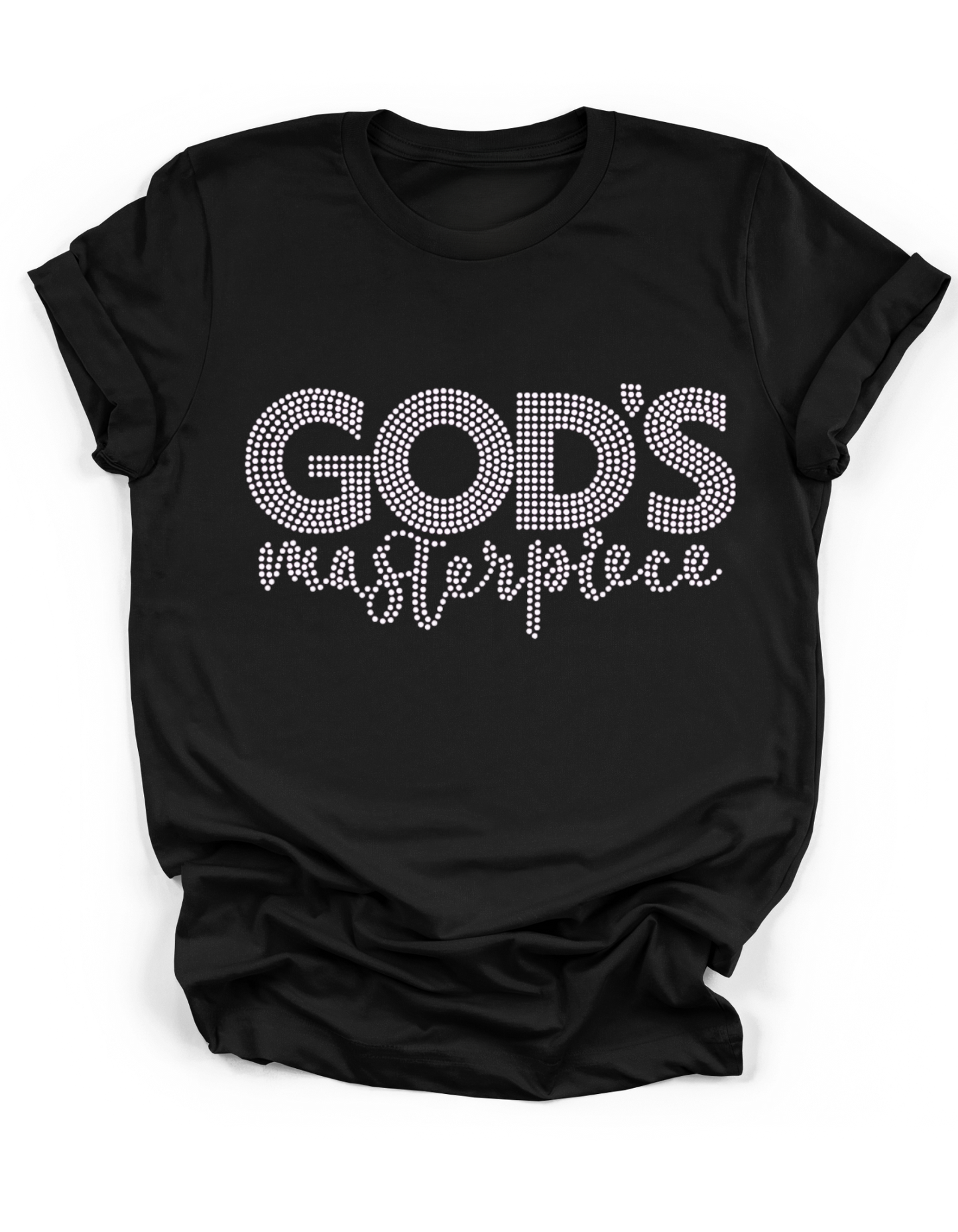 "God's Masterpiece" Rhinestone Tee