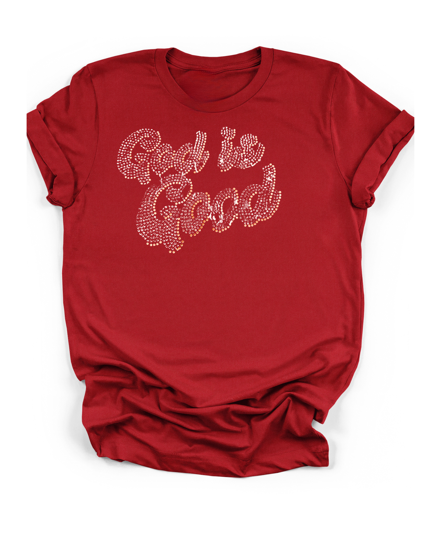"God is Good" Rhinestone Tee