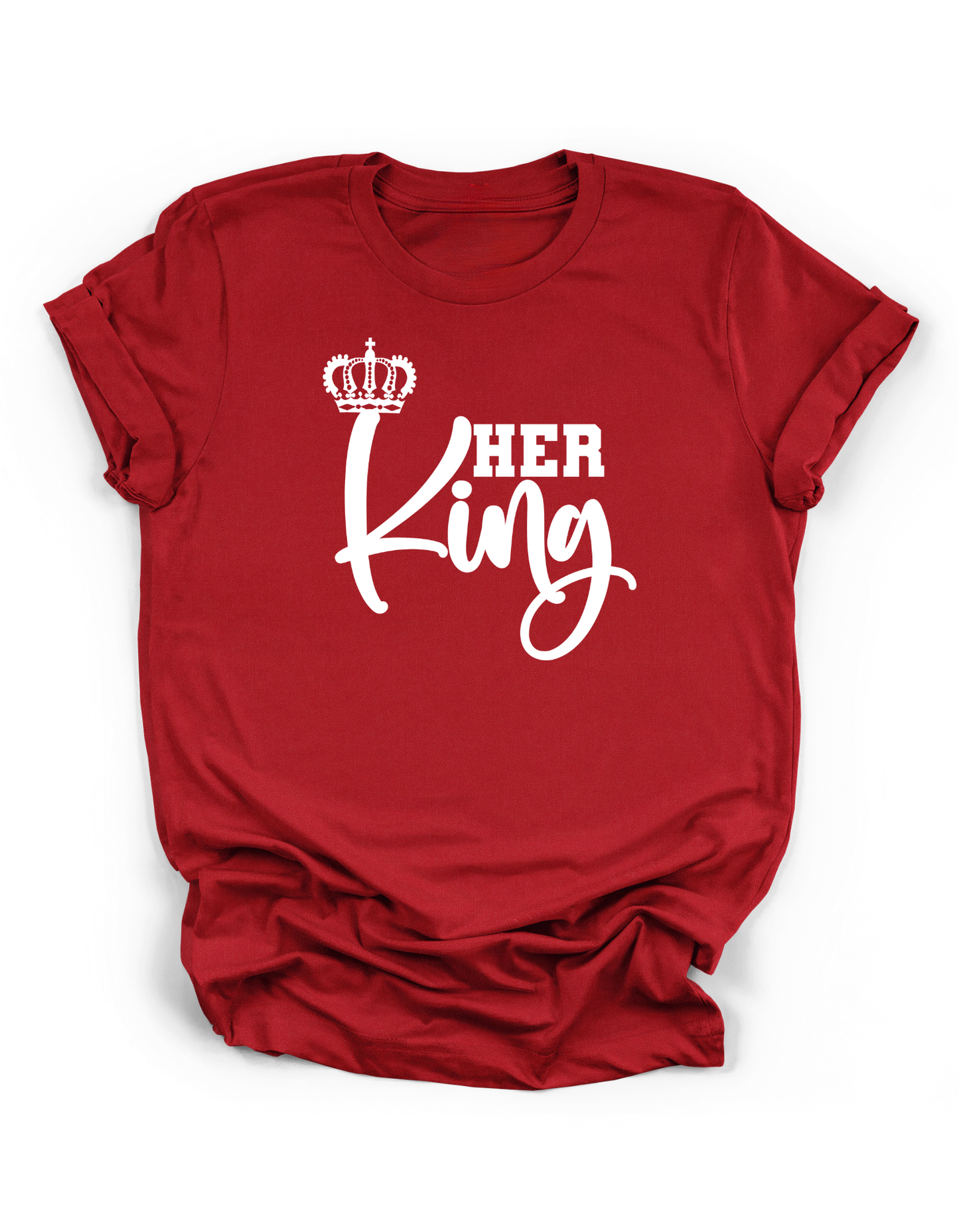 "Her King, His Queen" Couples Tees