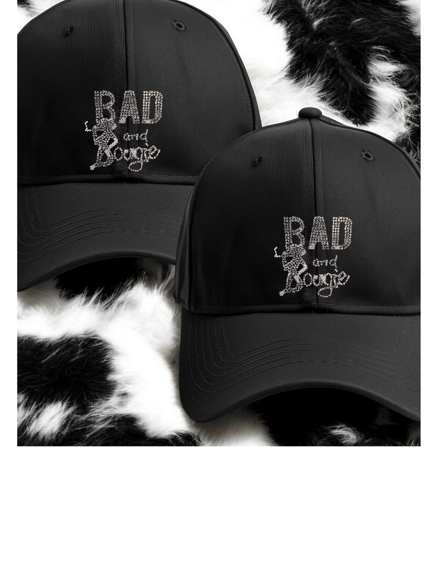 "Bad and Bougie" Rhinestone Cap
