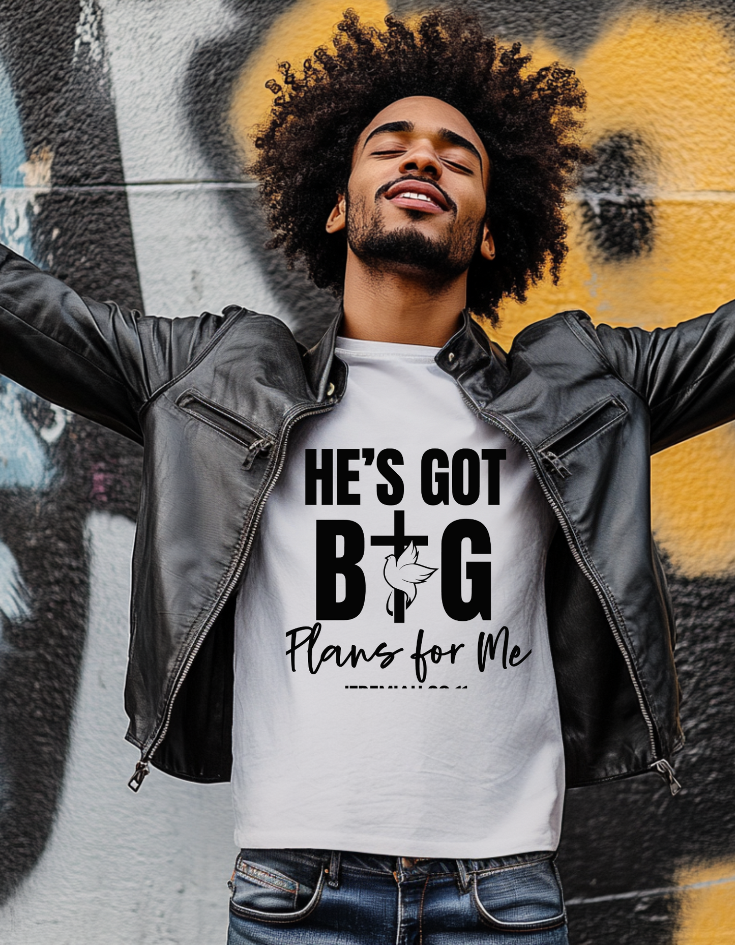 "He's Got Big Plans For Me" Men's Tee
