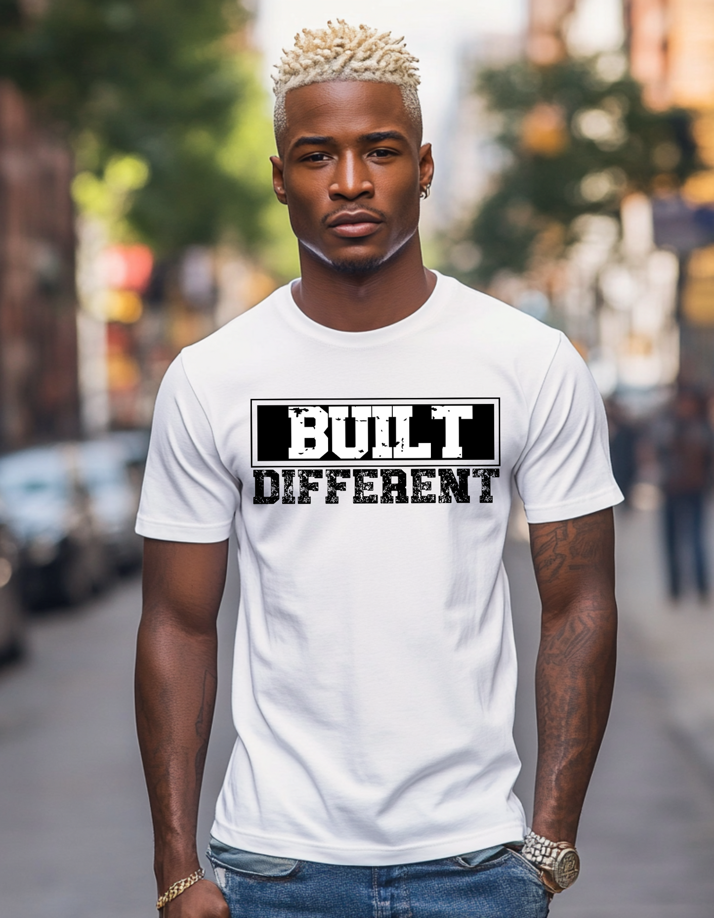 "Built Different" Men's Tee