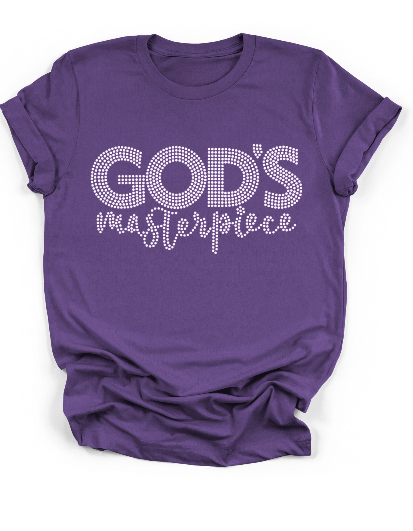 "God's Masterpiece" Rhinestone Tee