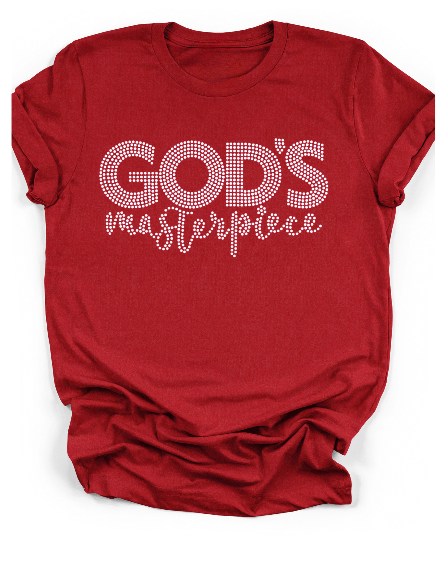 "God's Masterpiece" Rhinestone Tee