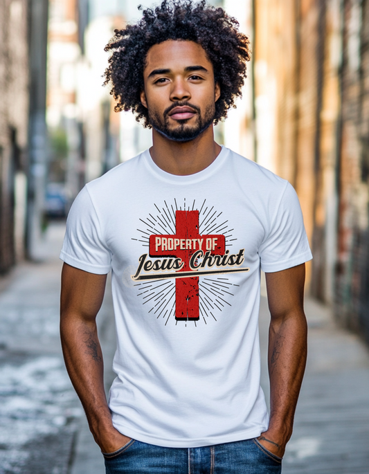 "Property Of Jesus Christ" Men's Tee
